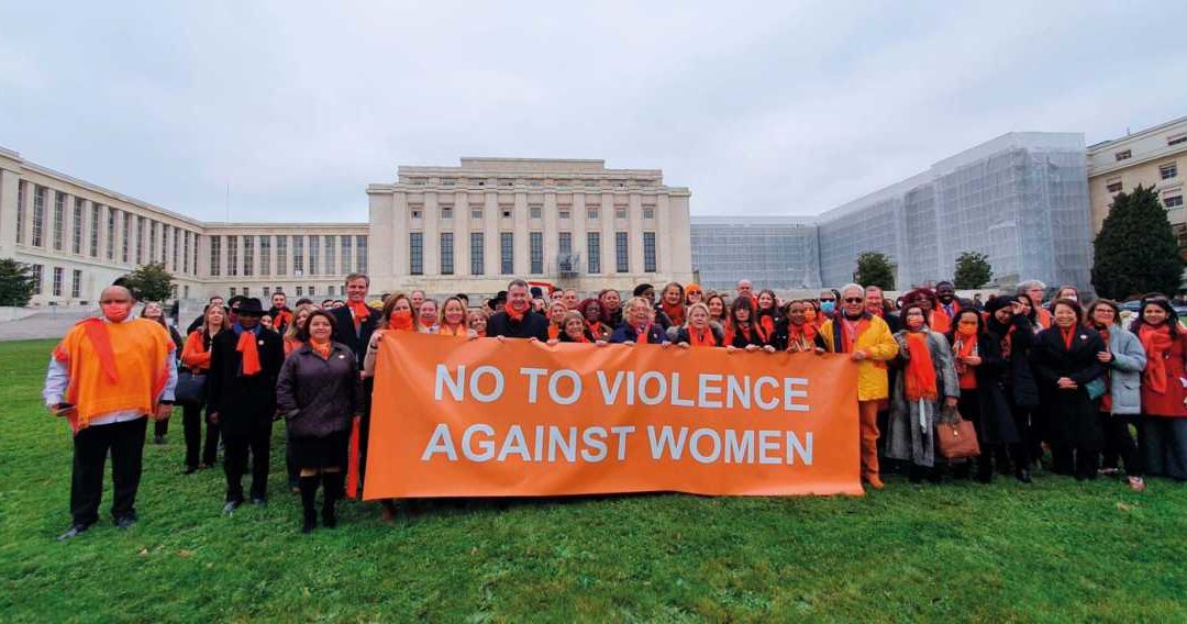 Genève orange contre la violence sexiste