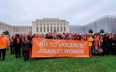 Genève orange contre la violence sexiste