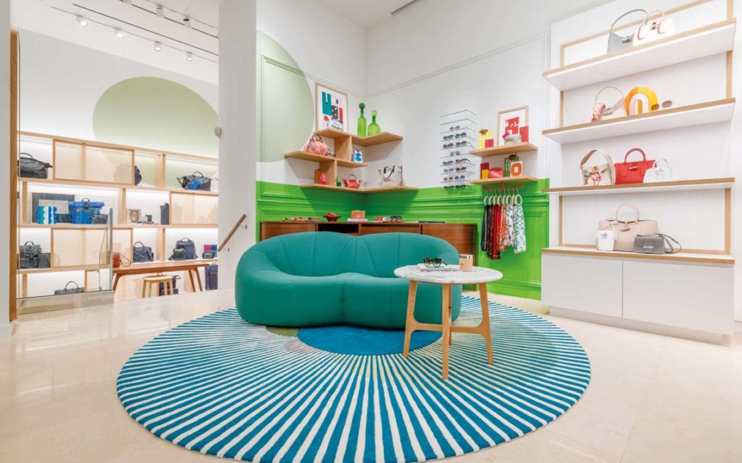 Nouveau concept de boutique pour Longchamp