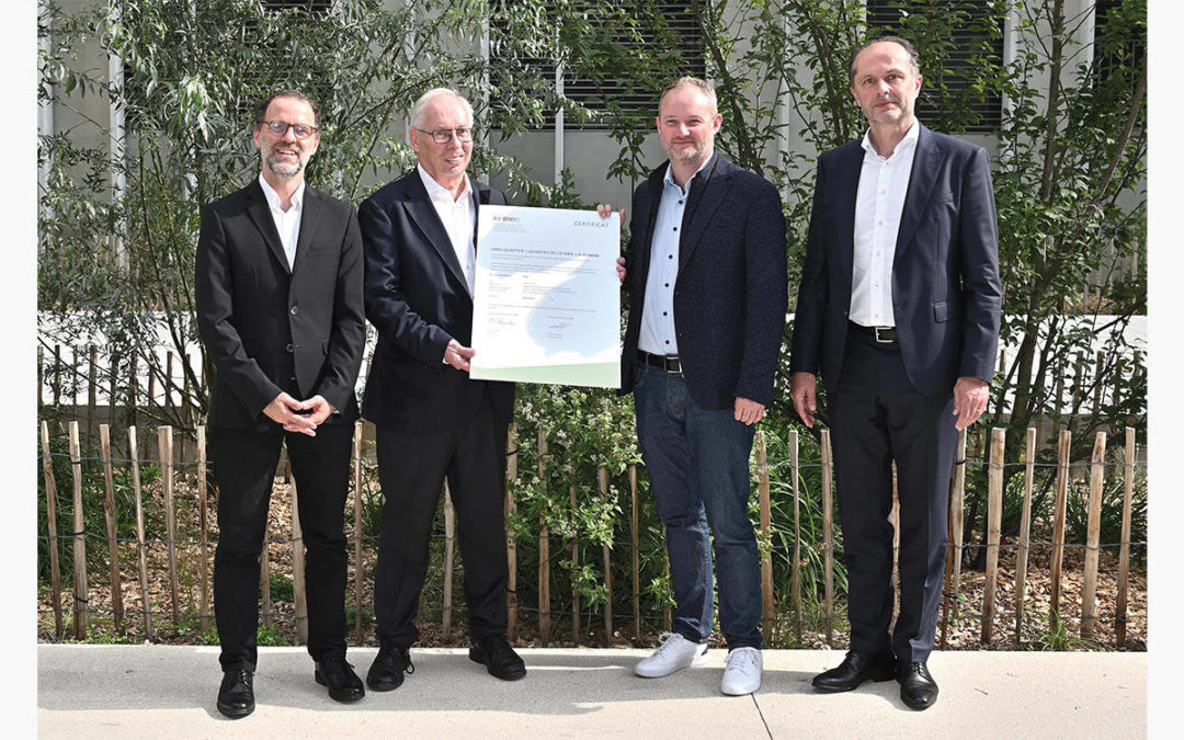 Minergie récompense le quartier durable de l’Etang