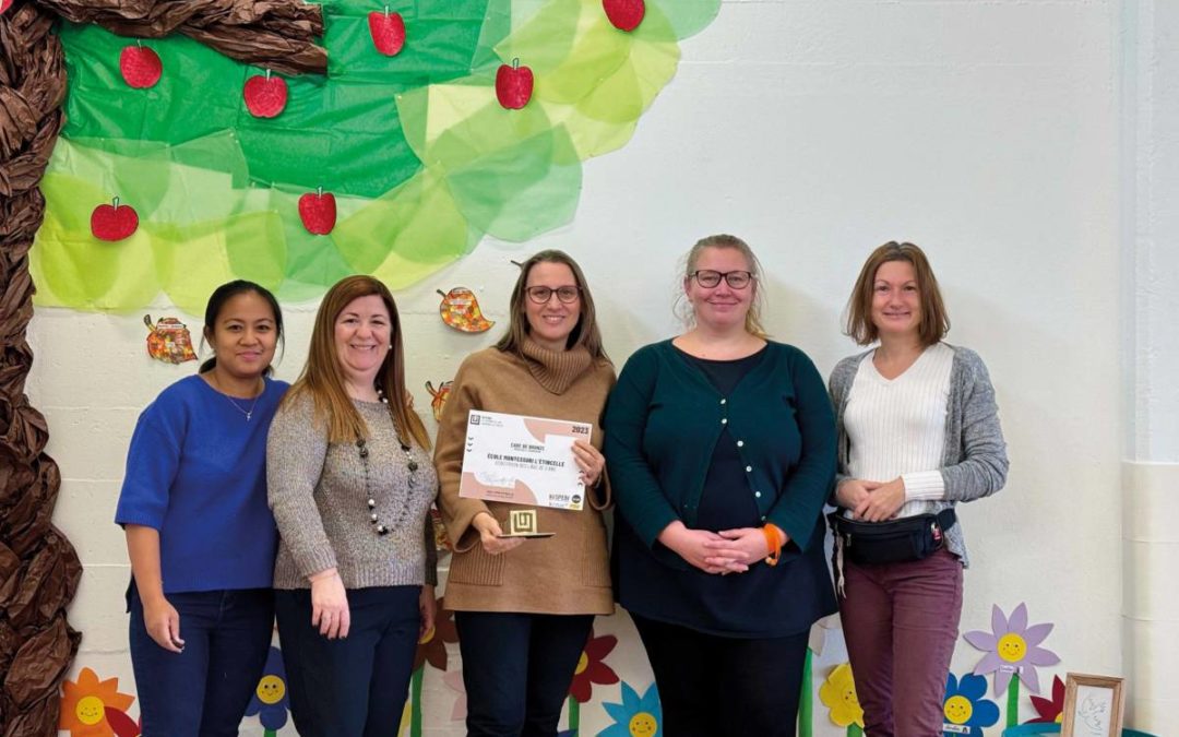 L’école Montessori primée pour son éco-attitude