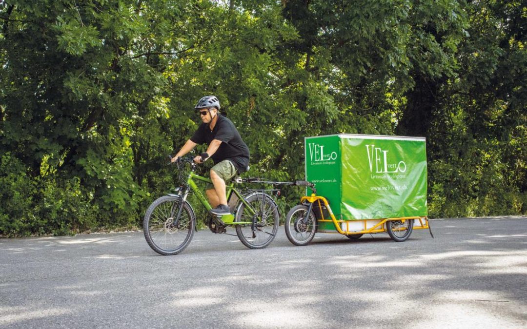 Yannick Bétemps, l’as du transport à vélo