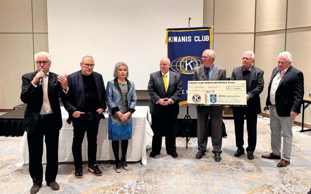 Les clubs Kiwanis de Genève offrent leur soutien à l’ASRIMM
